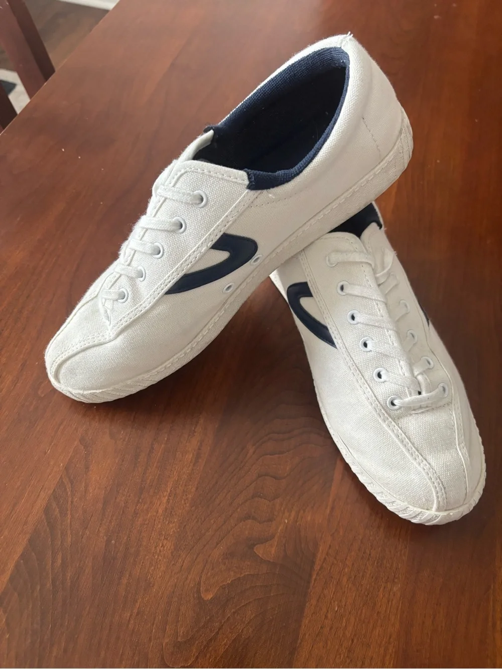 White Tretorn Canvas Women’s Sneakers  - Classic Casual Shoes